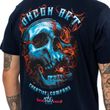 Camiseta Masculina Okdok Artistic Caveira MARINHO-1250216- -3-